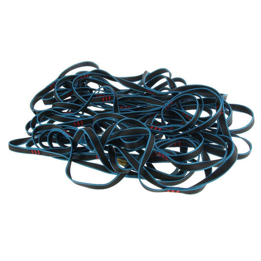 Climbing Ladder | Step Rope Ladder for Adults | Webbing Ladder | Rope Access Equipment for Arborist Caving Downhill Descending Blue 10M