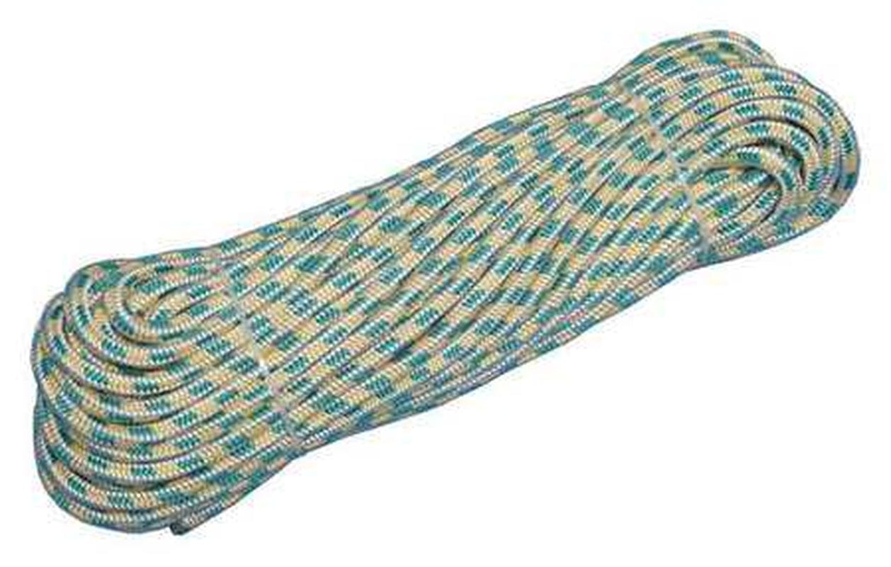 Climbing Rope,1/2 in X 150 Ft,16 Strand