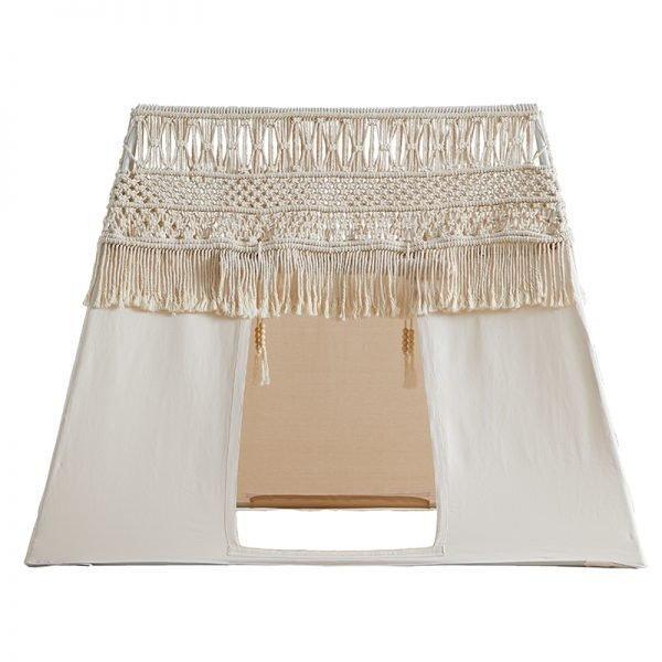 Cotton & Rope Macramé Playhouse for Kids