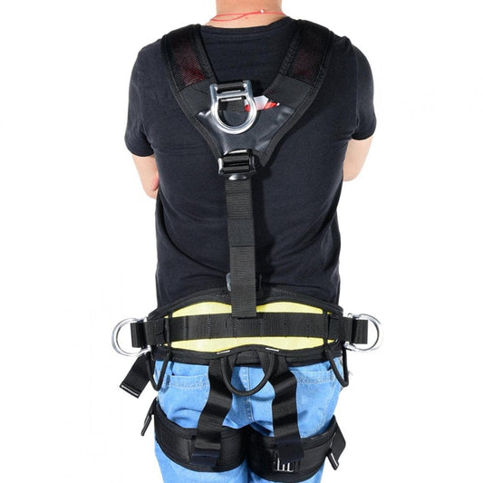 DOACT Climbing Safety Harness, Adjustable Climbing Harness, for Outdoor Rock Climbing