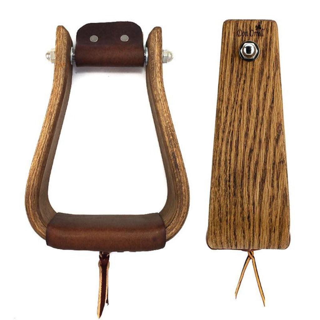 Don Orrell 3" Deep Roper Stirrups
