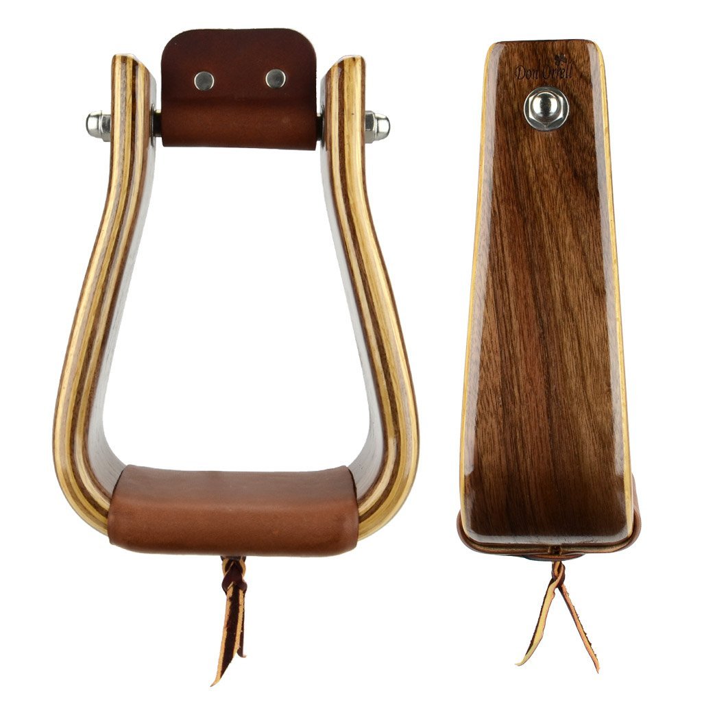 Don Orrell 3" Deep Roper Stirrups