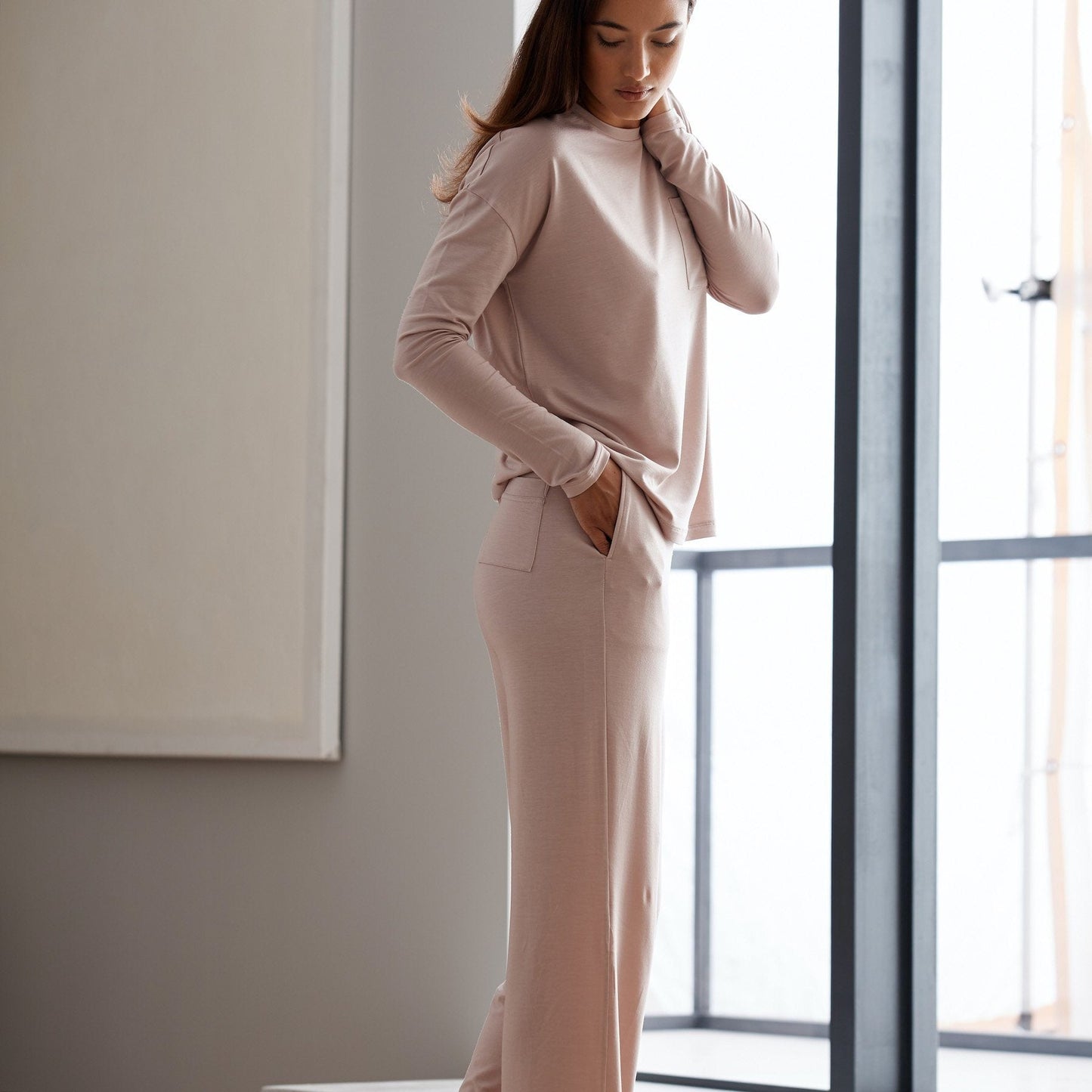 Eucalyptus Classic Lounge Pants Lounge + Pajama Bottoms Sijo XS Rose