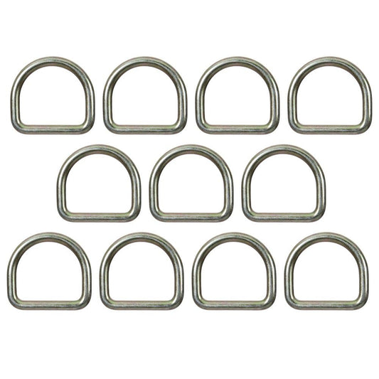 Fusion Climb Moc 2.5" Drop Forged Heavy Duty Carbon Steel D-Ring Gold for 2" Webbing 10-Pack