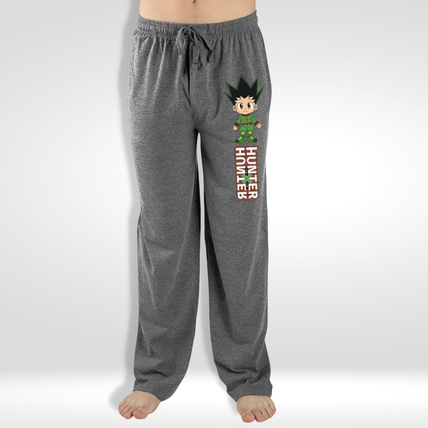 Gon (Hunter x Hunter) Chibi Style Heather Grey Unisex Lounge Pants