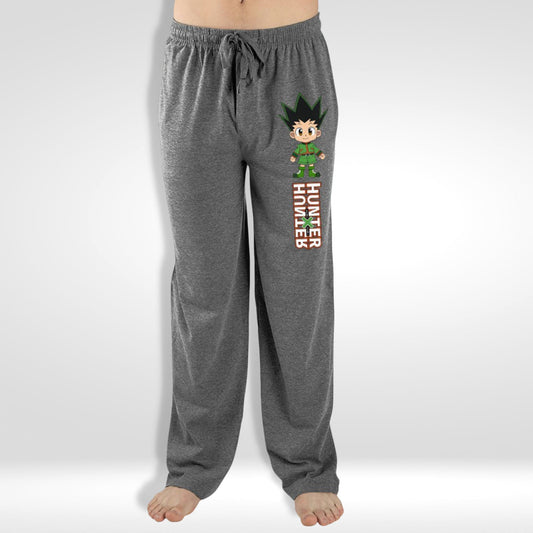 Gon (Hunter x Hunter) Chibi Style Heather Grey Unisex Lounge Pants