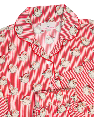 Red Vintage Santa Pajamas