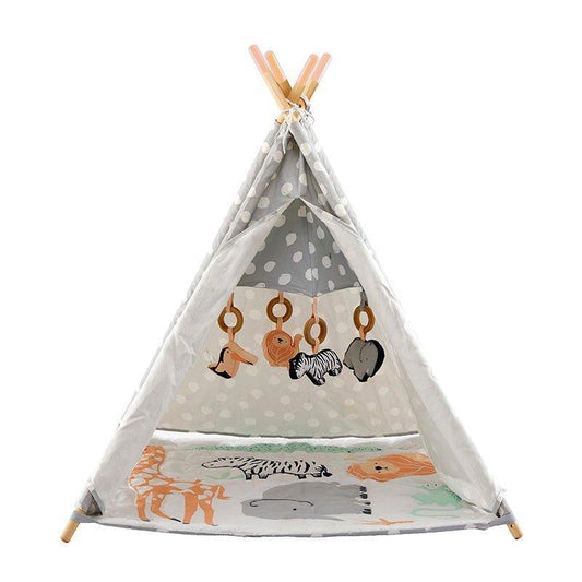 Jungle Animal Activity Play Gym Teepee for Babies