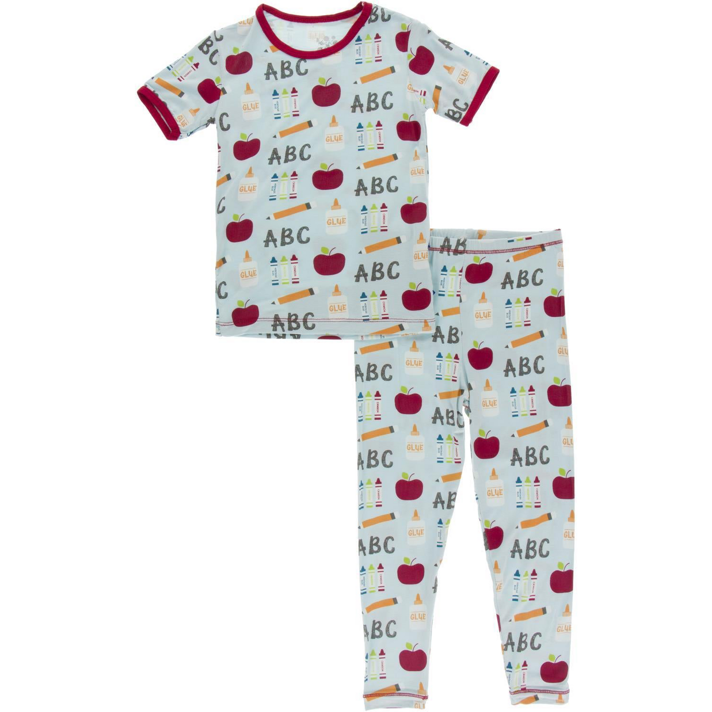 KicKee Pants First Day of School Pajama Set Spring Sky First Day of School