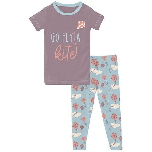 KicKee Pants Start of Spring Pajama Set Spring Day Kites