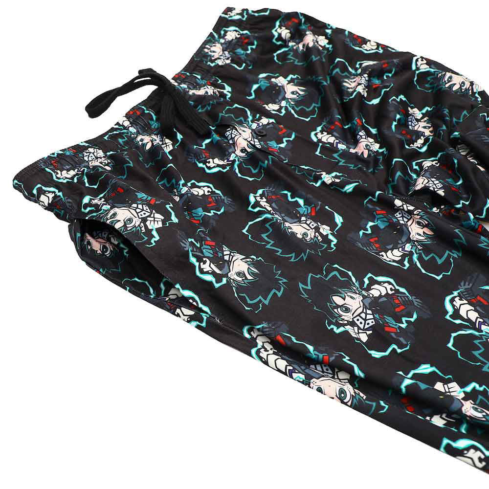 Chibi Deku Powered Up (My Hero Academia) AOP Print Lounge Pants
