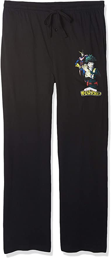 Deku & All Might (My Hero Academia) Black Unisex Lounge Pants