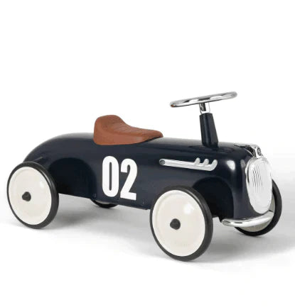 Navy Blue Ride-On Roadster Car