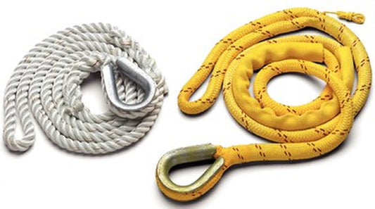 New England Ropes 629K02000012; 3-Strand Mooring Pendant 5/8 X 12