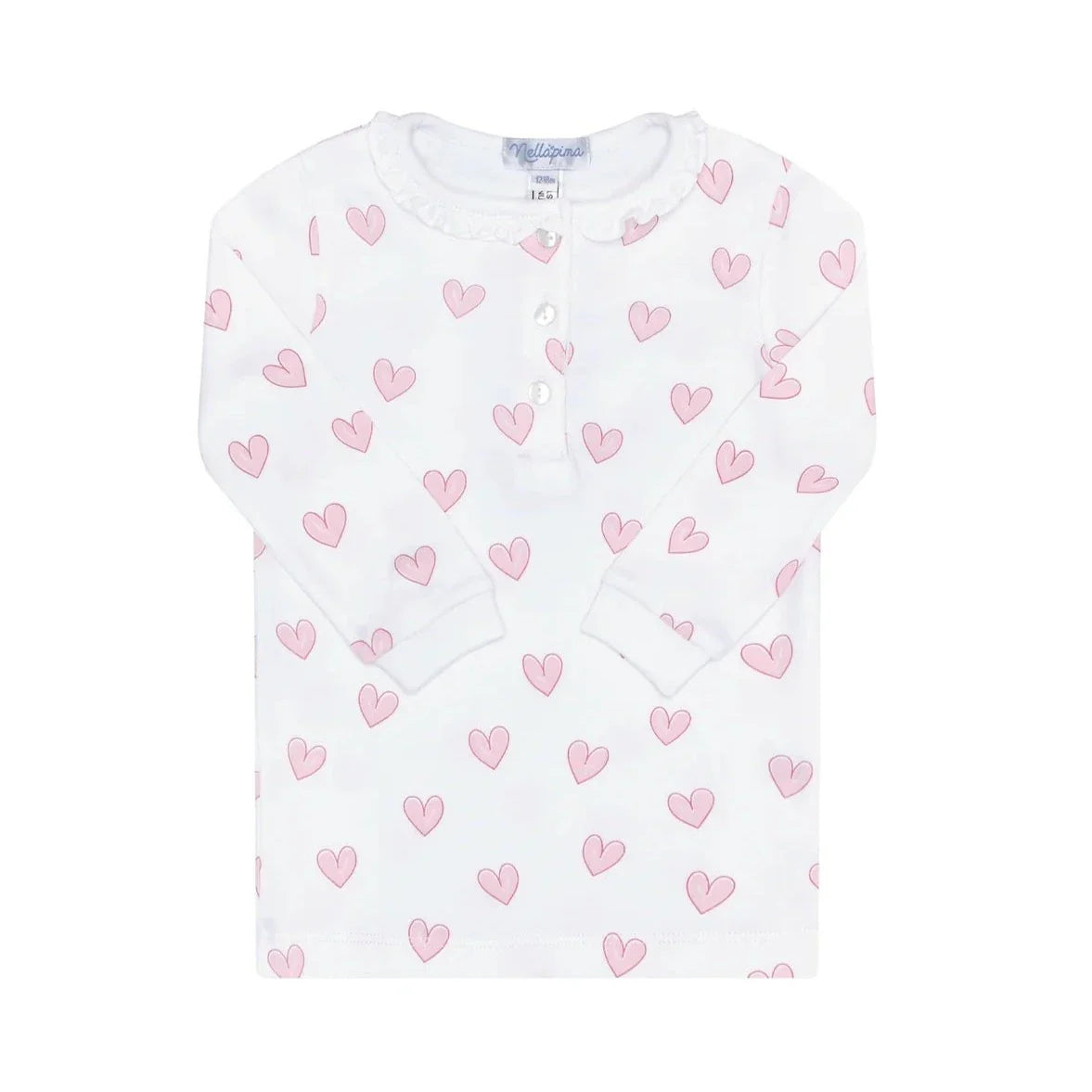 Pink Heart Print Pajama