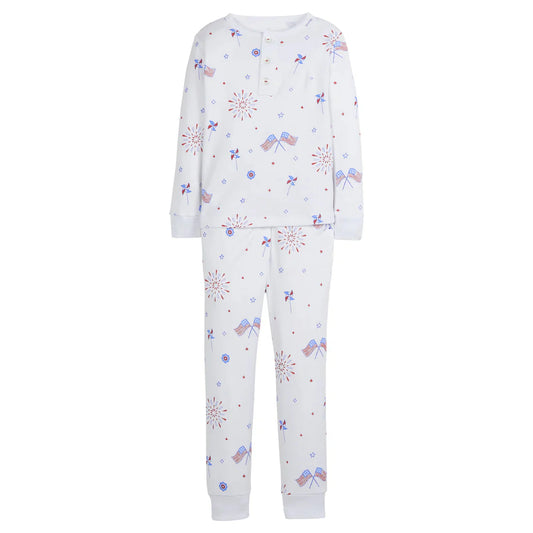 Printed Jammies - Patriotic Flag