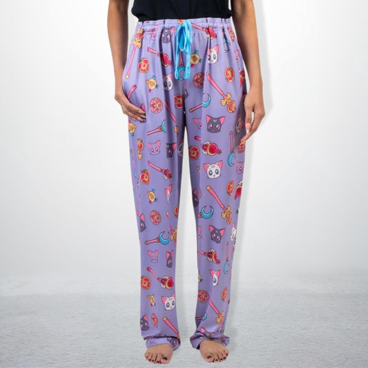 Sailor Moon Chibi Symbols All Over Print Unisex Lounge Pants