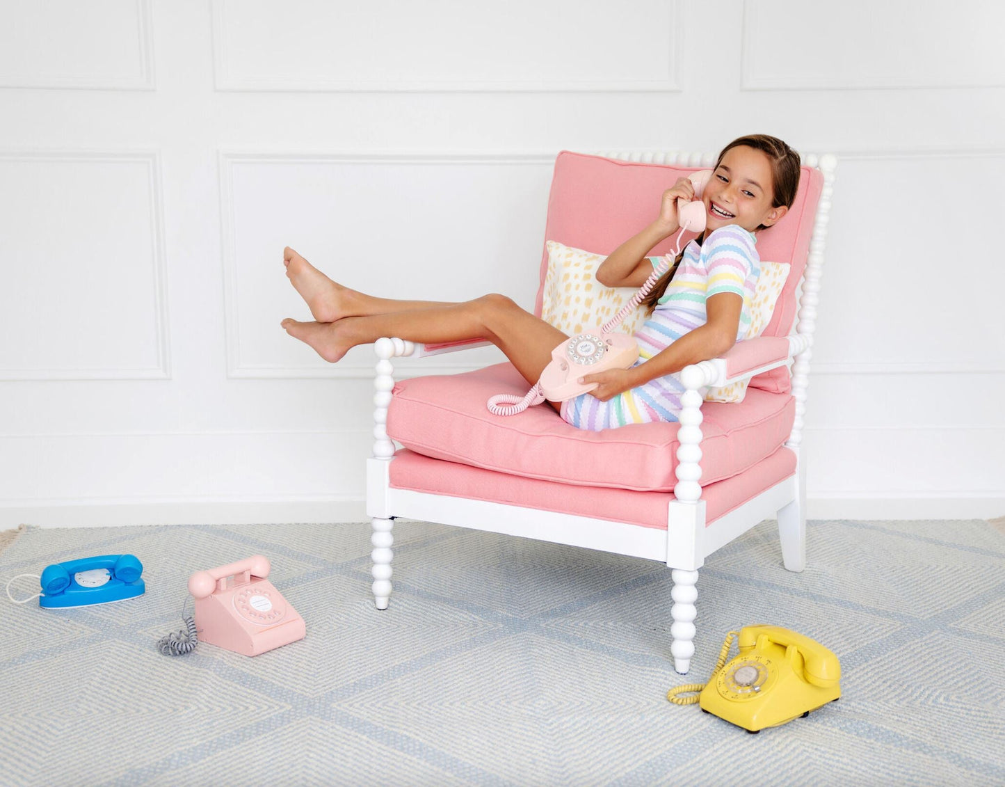 Sara Jane's Short Set - Wellington Wiggle Stripe