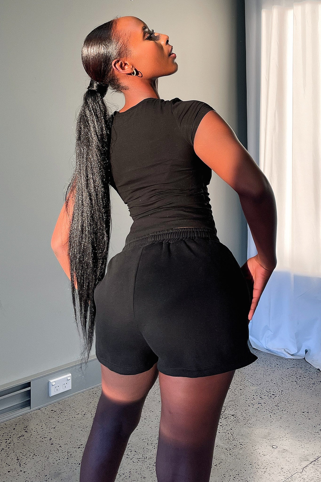 Series 7 Tee - Black/Pink