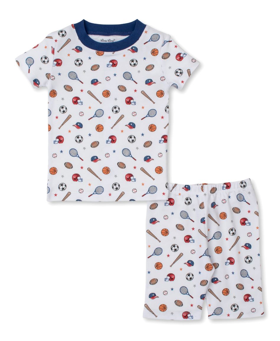 Sports Equipment Pajamas Set