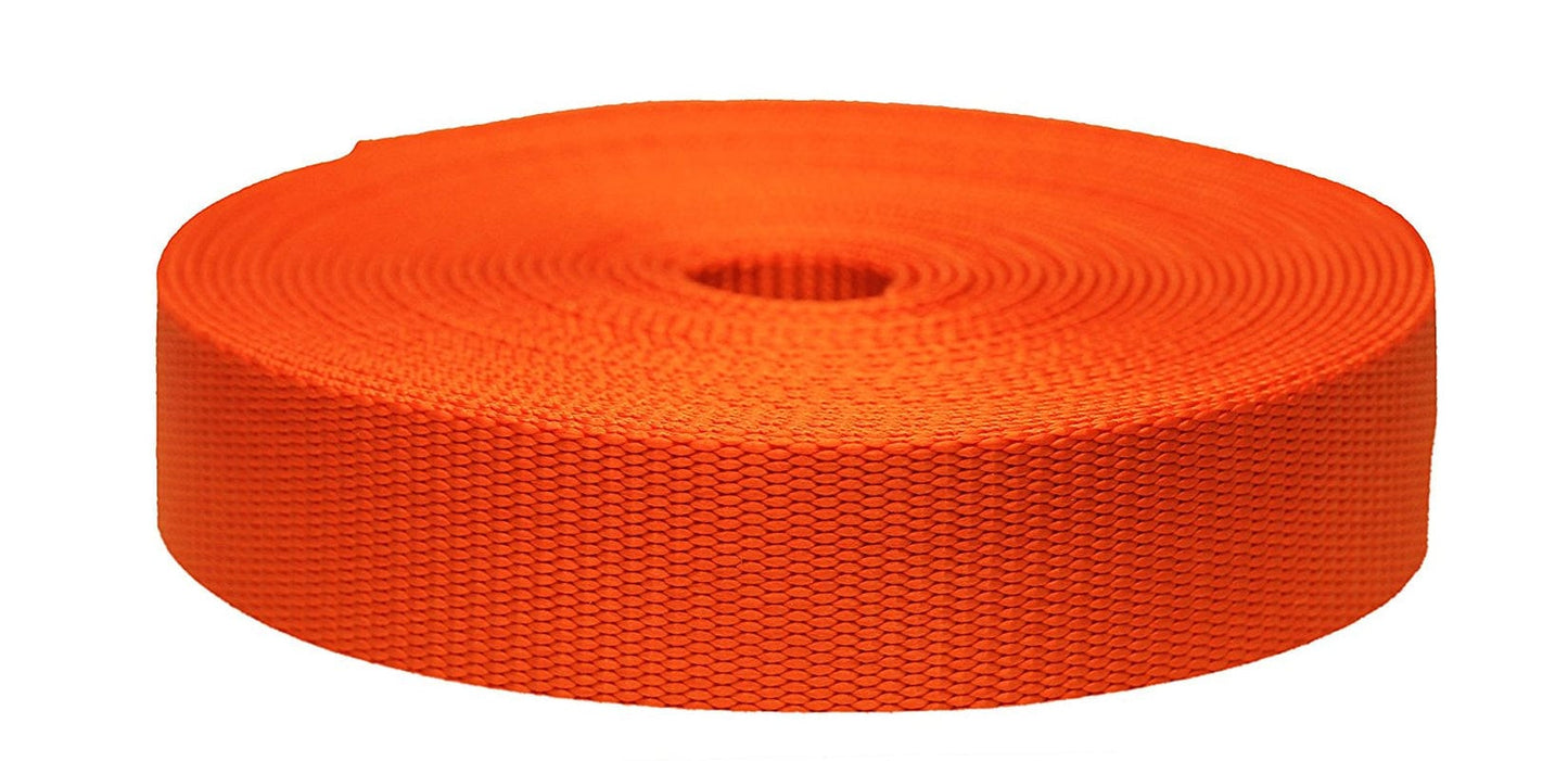 Strapworks 2 Inch X 10 Yard Flat Nylon Webbing Strap, Khaki