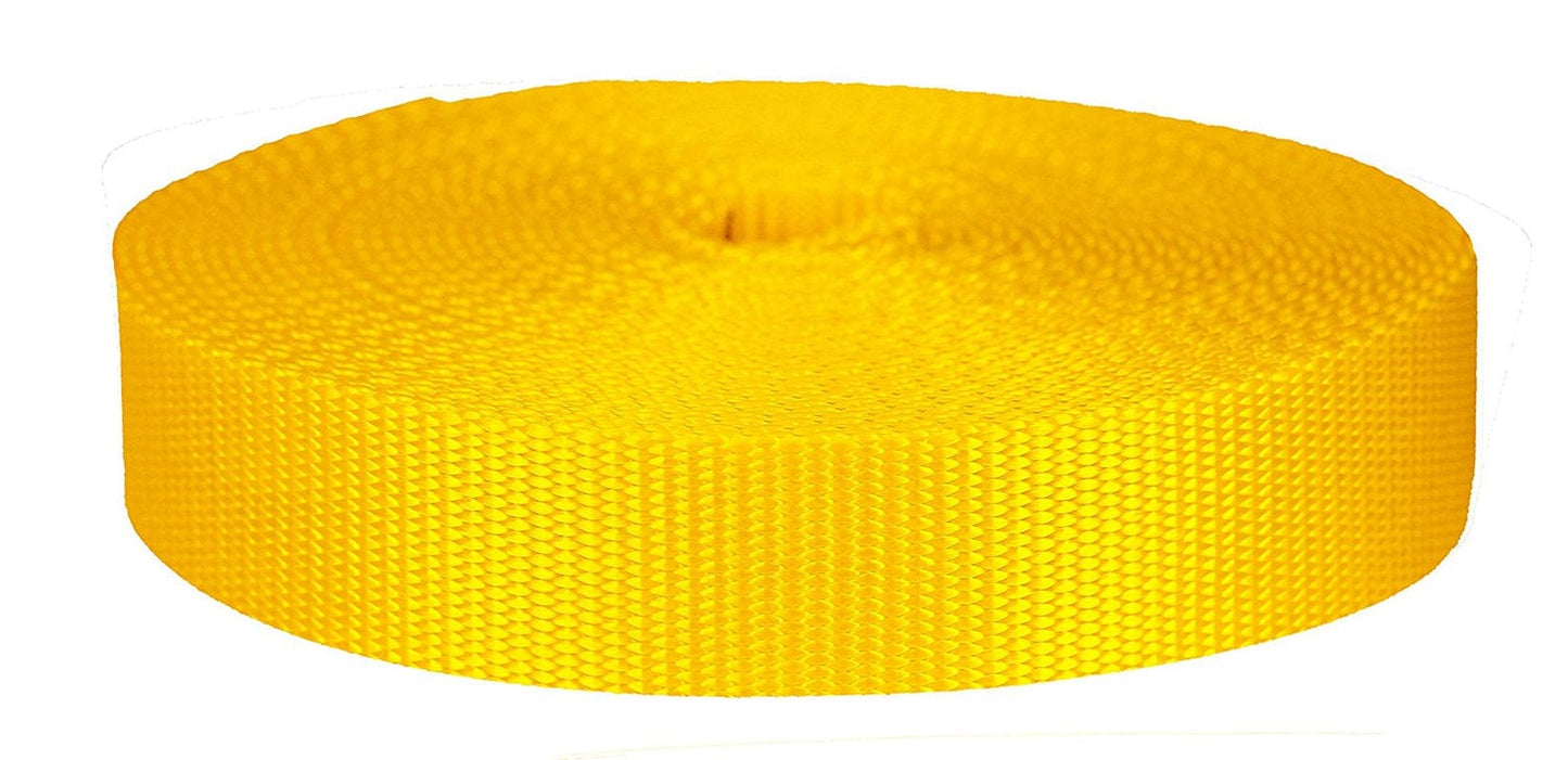 Strapworks 2 Inch X 10 Yard Flat Nylon Webbing Strap, Khaki