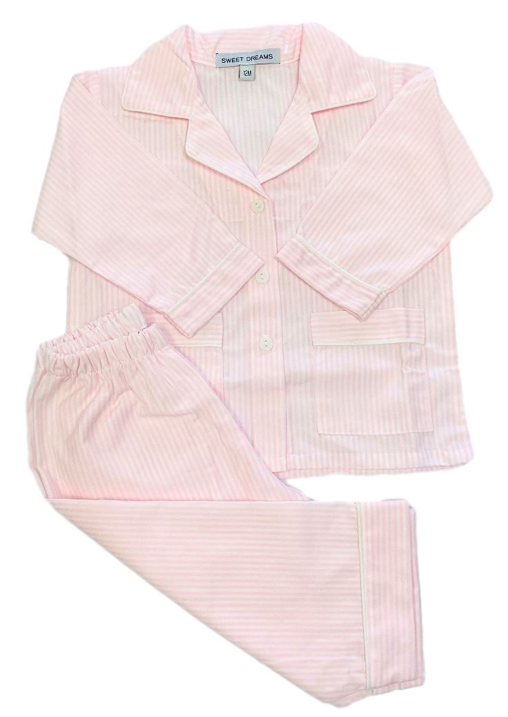 Striped Pajamas Pajamas Duc Star Pink 12m
