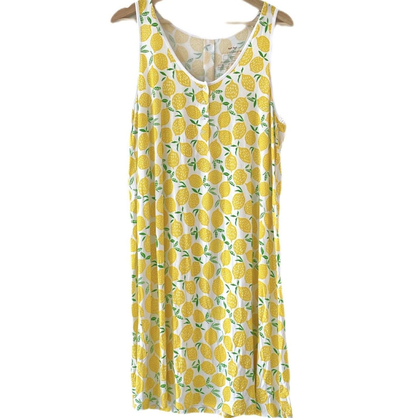 Lemons Women's Bamboo Viscose Sleeveless Nightgown