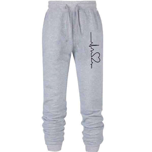 Women's Heartbeat Joggers Sweatpants Women's Loungewear Gray S - DailySale